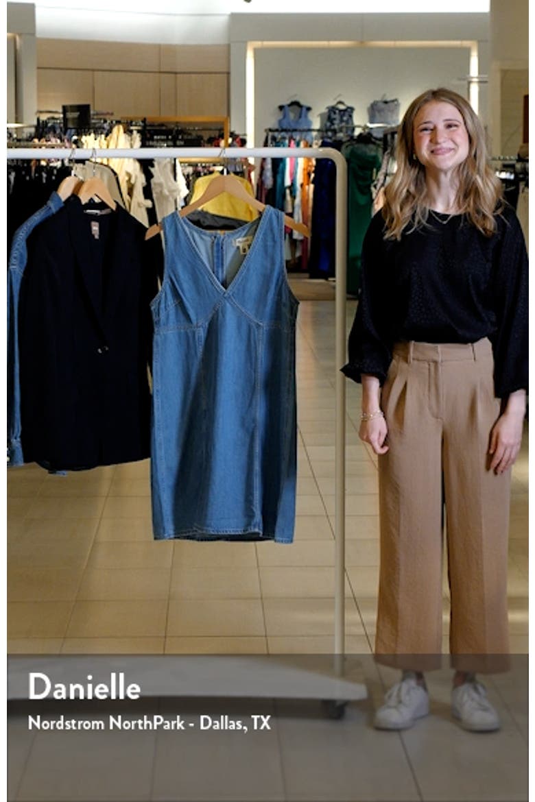 Sleeveless Denim Minidress video