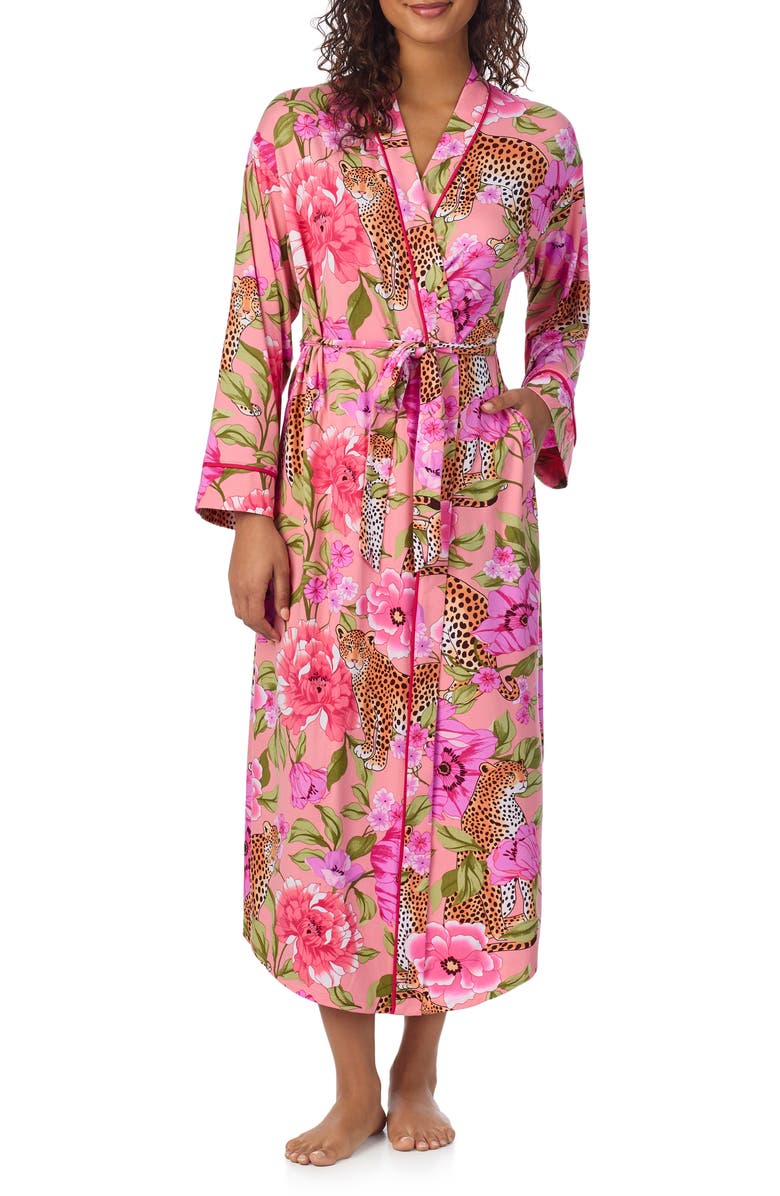 Room Service Pjs Print Long Robe, Main, color,