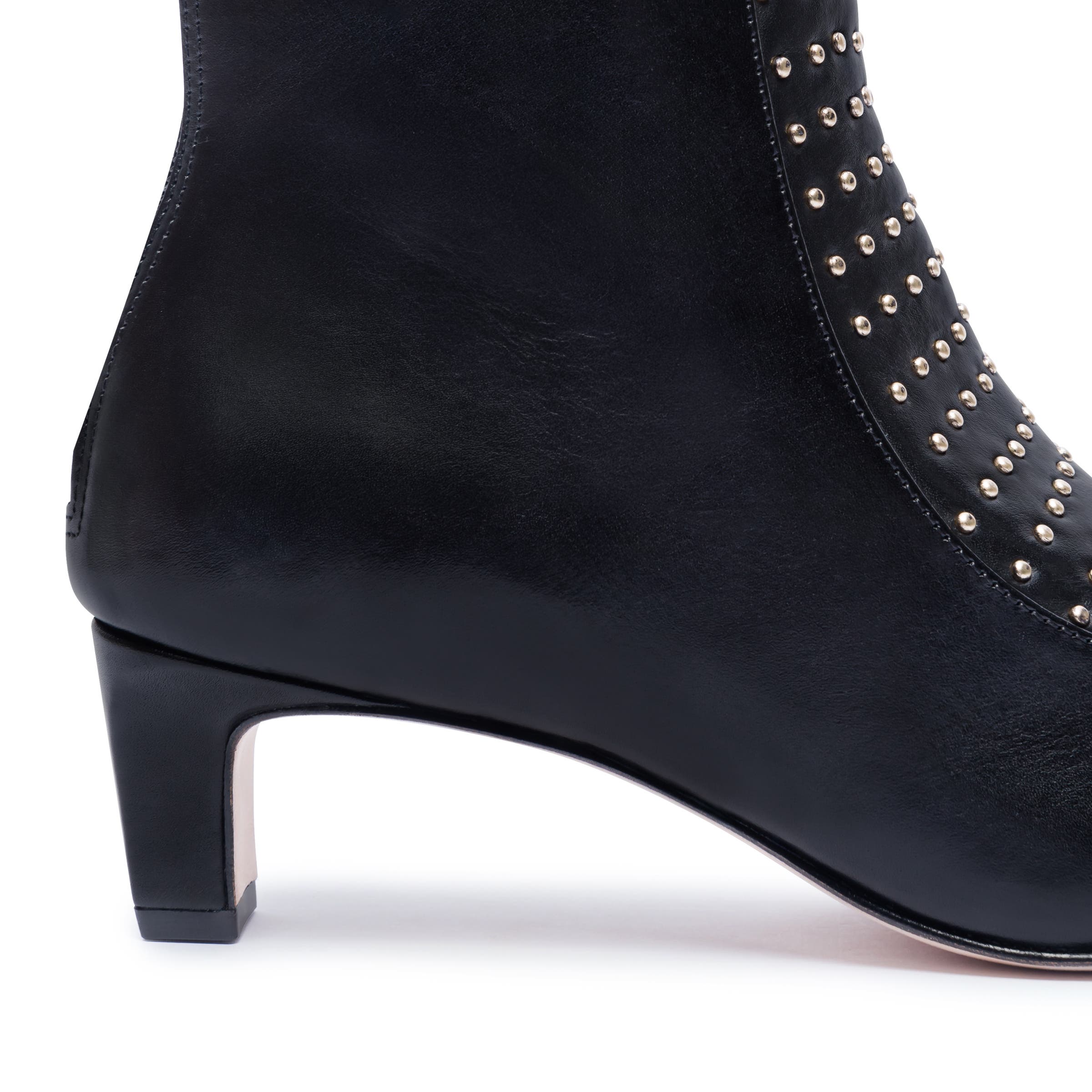 Bernardo Footwear Esme Studded Bootie, Alternate, color, Black