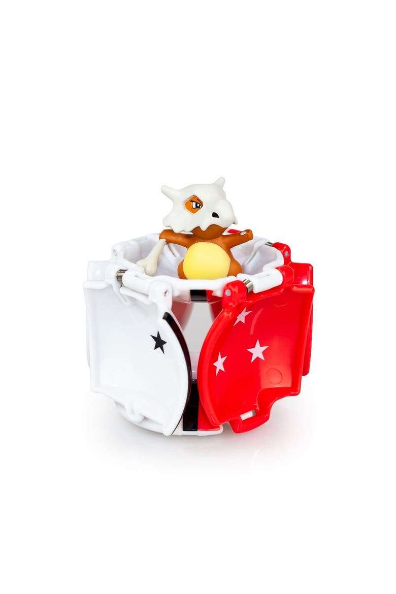 Pokémon Throw 'N' Pop Poké Ball & Cubone Set | Become A True Pokémon Master, Alternate, color, Red