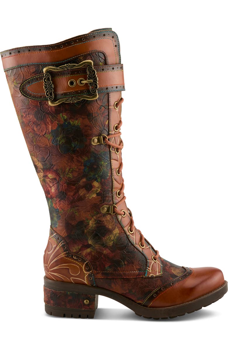 L'Artiste by Spring Step Kisha Fall Knee High Boot, Alternate, color, Camel Multi