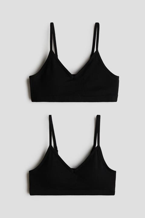 2-pack Padded Crop Tops