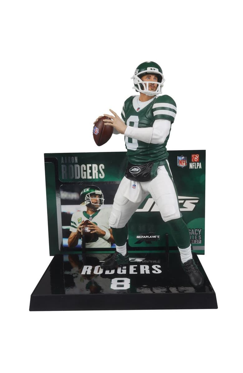 McFarlane Aaron Rodgers (New York Jets) NFL 7" Figure McFarlane's SportsPicks, Main, color, Multi-Color