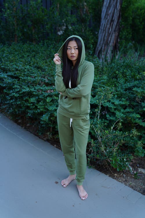 Feat Unisex Treecell Plush Hoodie In Iguana