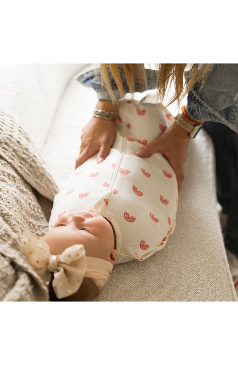 Tiny Twinkle Supersoft Micro-Fleece Sleep Sack with Swaddle Transition, Alternate, color, Rainbows
