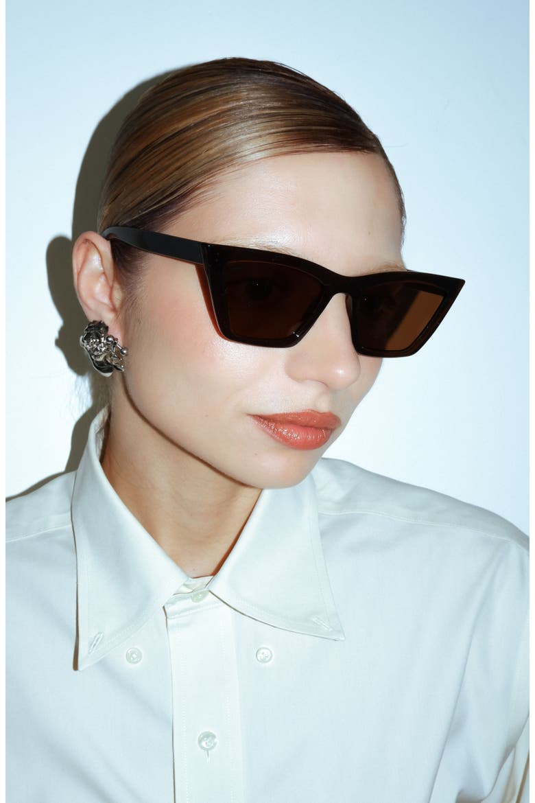 Van Saint Sunglasses, Alternate, color, Chocolate