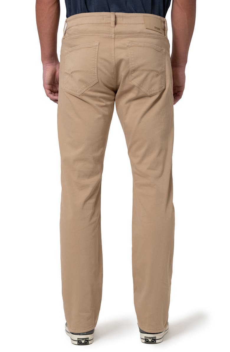 Mavi Jeans Zach Straight Leg 5-Pocket Cotton Stretch Twill Pants, Alternate, color, Cashew Twill