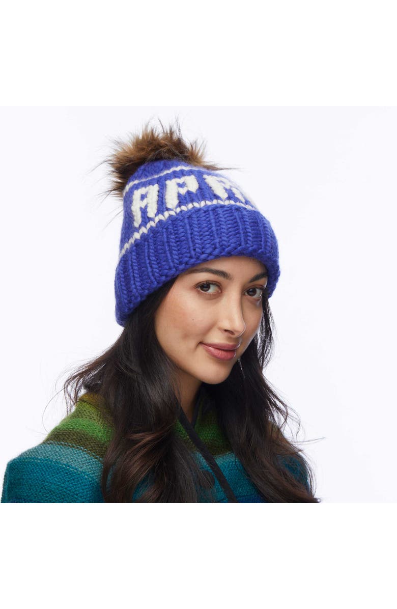 Lele Sadoughi Apres Beanie, Alternate, color, Royal Blue 400