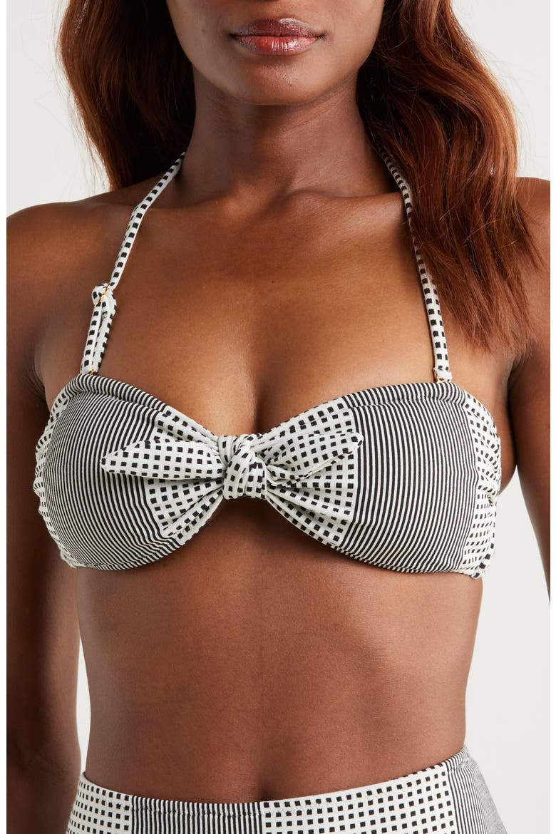 Ava Bandeau Bikini Top, Alternate, color, SEMIRA VANILLA