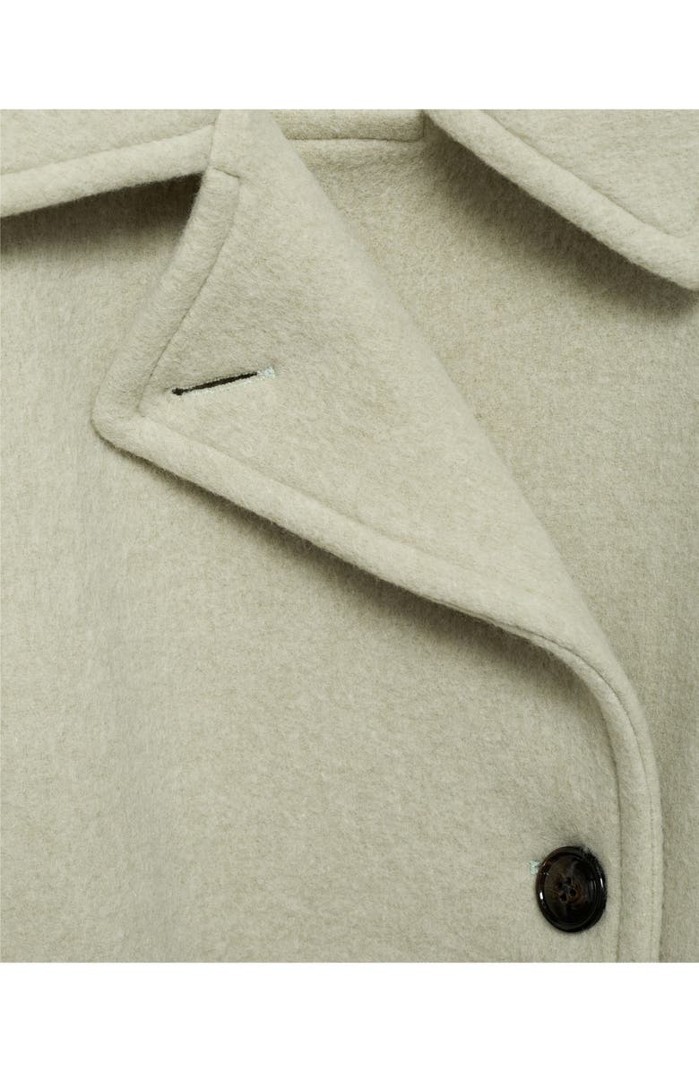 MANGO Belted Oversize Wool Blend Coat, Alternate, color, 