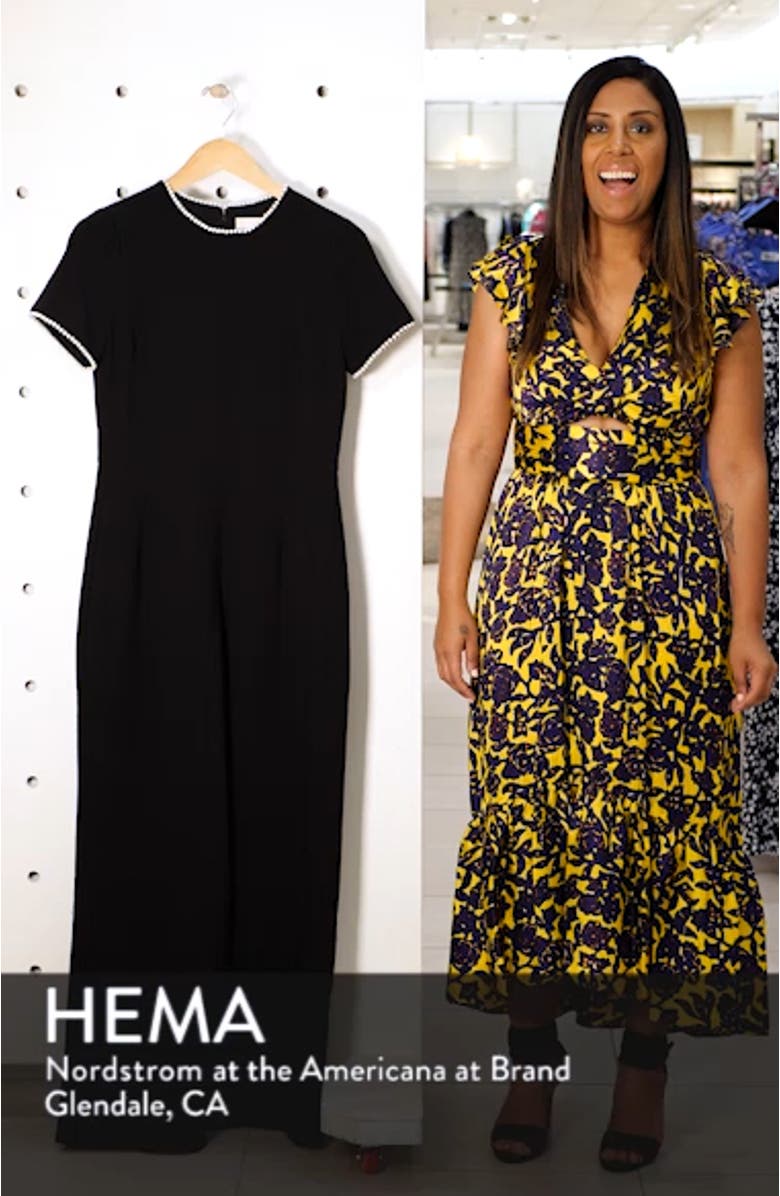 Pearl Trim Jumpsuit, sales video thumbnail