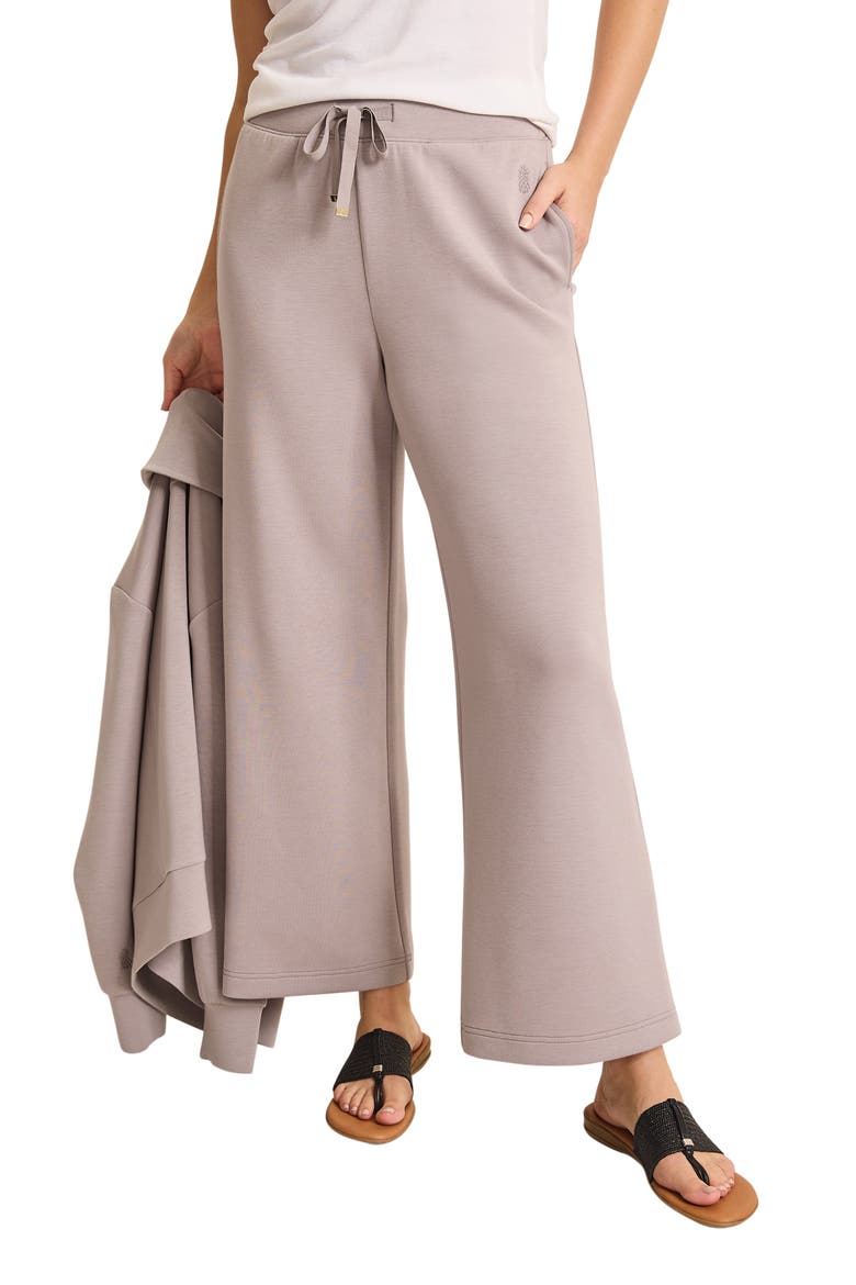Palm Voyage Wide Leg Pants, Alternate, color, GREY JASPER