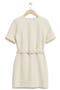 Belted Tweed Dress
