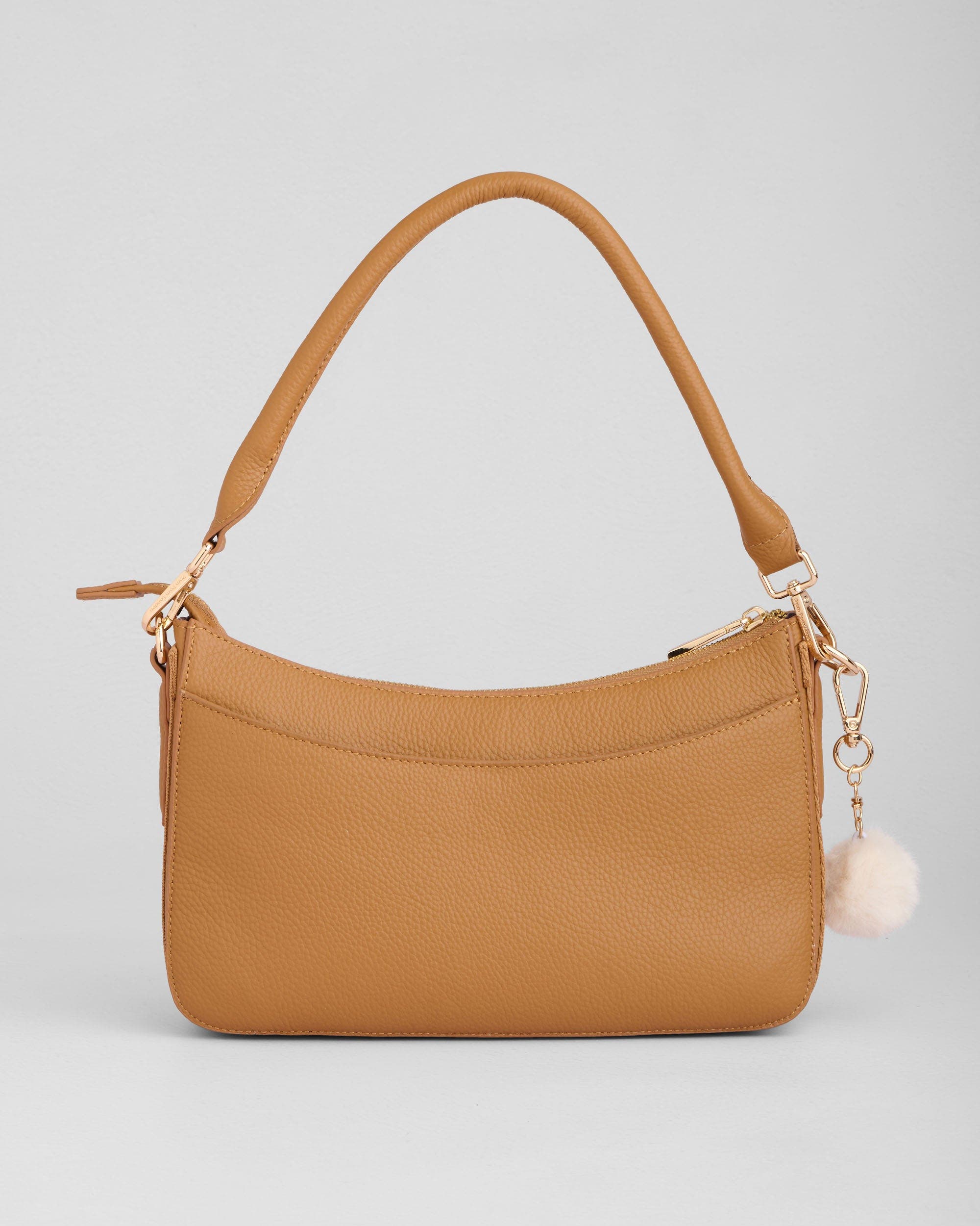 Pom Pom London Edgware Crossbody Bag, Alternate, color, Maple