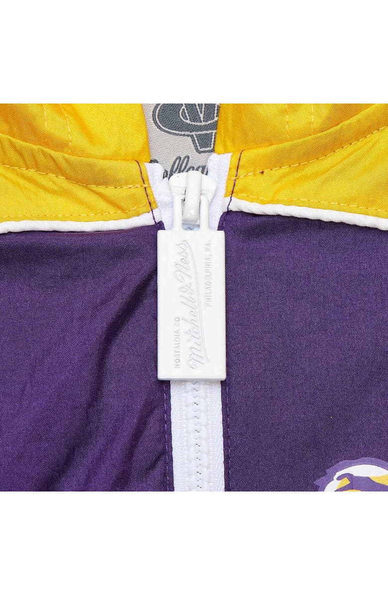 Mitchell & Ness Men's Mitchell & Ness White LSU Tigers Big Shot Premium Full-Zip Windbreaker, Alternate, color, White