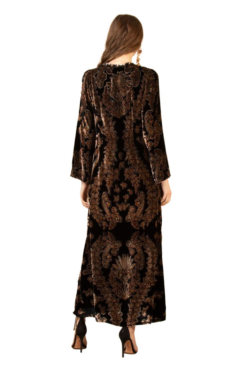 Hale Bob Emberlynn Velvet Dress, Alternate, color, 