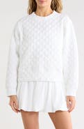 Z by Zella Retreat Quilted Crewneck Sweatshirt