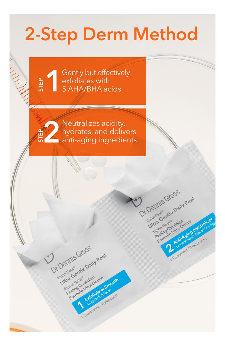 Dr. Dennis Gross Skincare Alpha Beta<sup>®</sup> Ultra Gentle Daily Peel - 30 Applications, Alternate, color, 