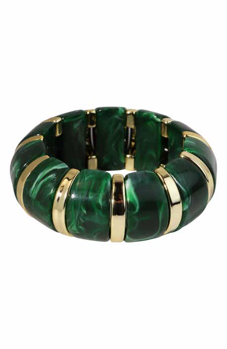 Resin Domed Stretch Bracelet