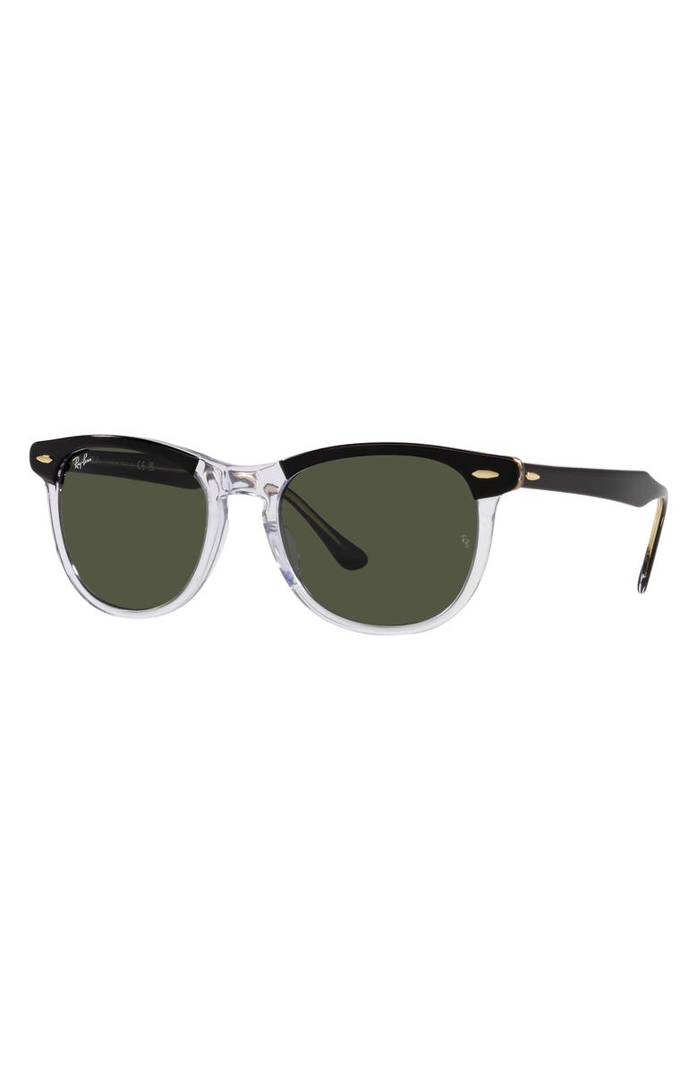 Ray-Ban Eagle Eye 56mm Gradient Pillow Sunglasses, Alternate, color, Green