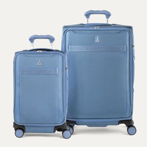 Versapack + Softside 21" Carry On & 25"Medium Checked Spinner Luggage Set