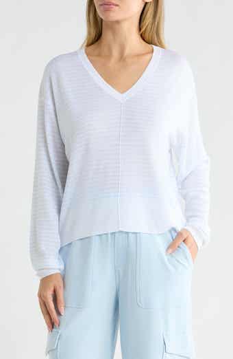 Erica Stripe Semisheer Sweater