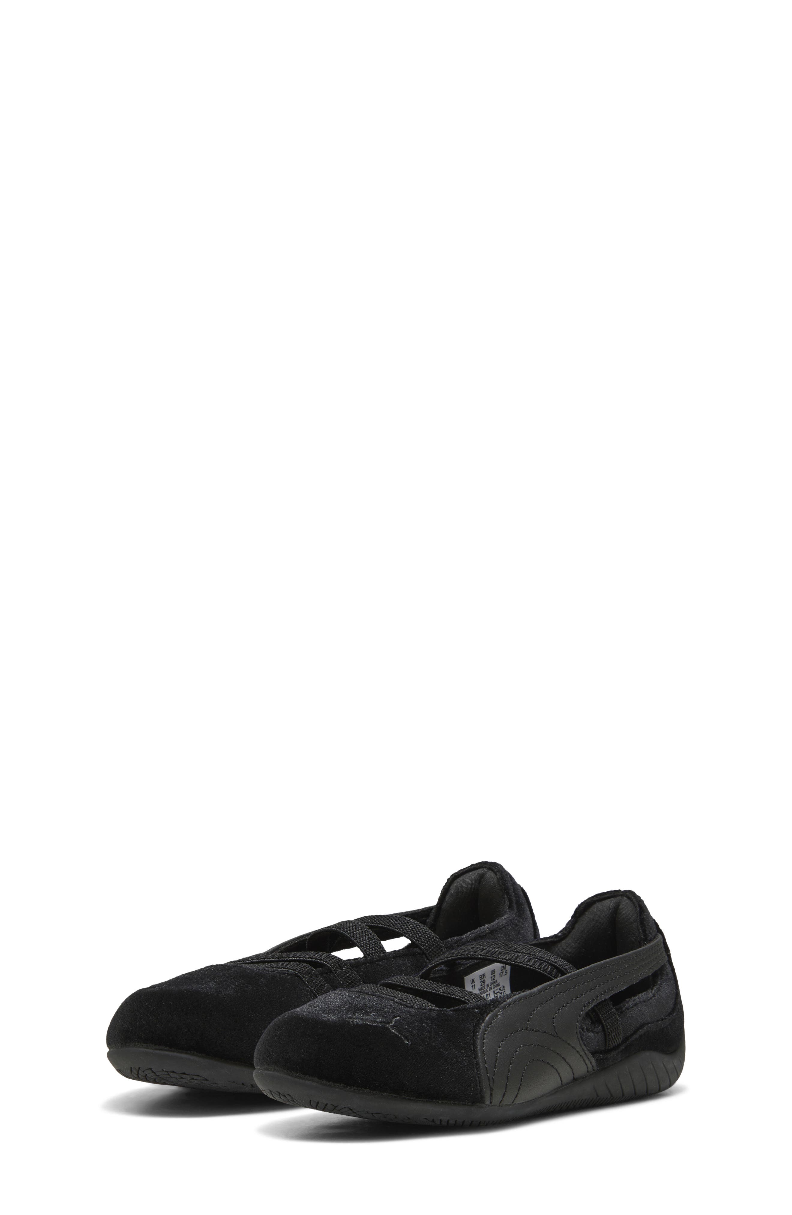 PUMA Kids' Speedcat Ballet Velvet Sneaker, Main, color, Black