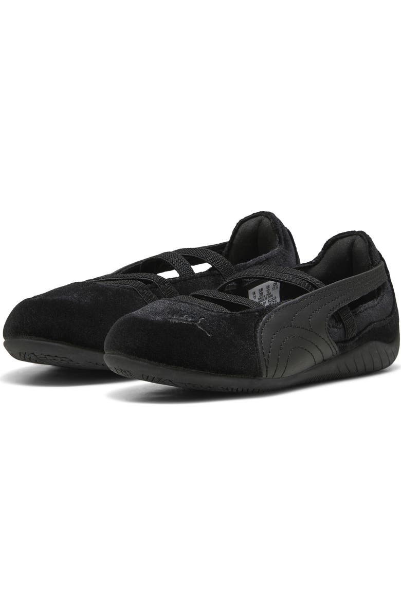 PUMA Kids' Speedcat Ballet Velvet Sneaker, Main, color, Black