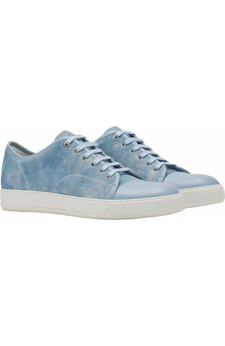 Lanvin Dbb1 Sneakers In Faded Denim For Men, Alternate, color,