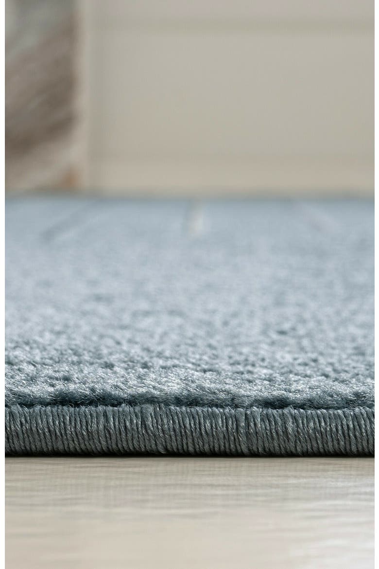 Odense High-Low Minimalist Angle Geometric Indoor/Outdoor Area Rug, Alternate, color, Dark Blue/Cream