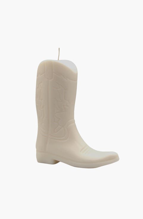 Cowboy Boot Candle