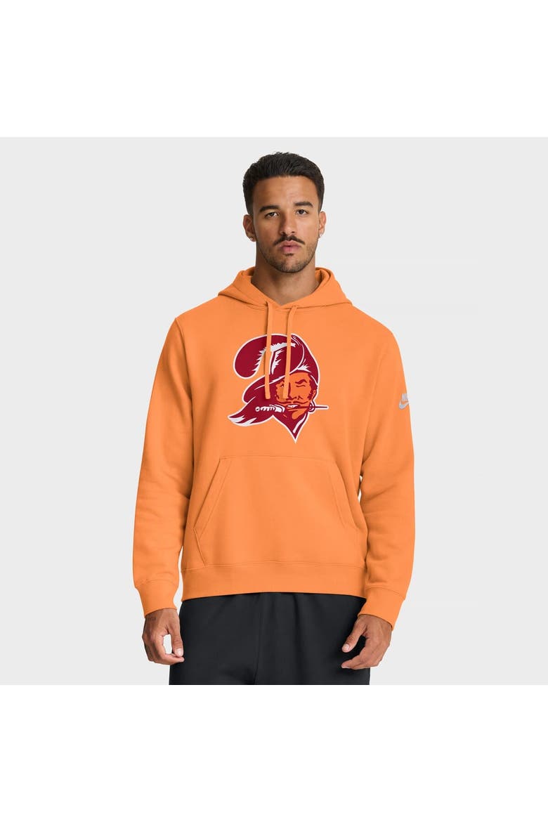 Men's Nike Orange Tampa Bay Buccaneers Club Fleece Pullover Hoodie, Main, color, Orange