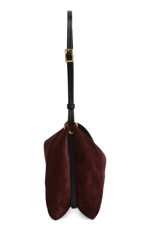 Wandler Penelope Slouch Suede Shoulder Bag In Brown