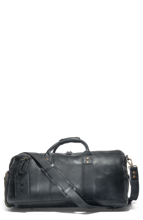 Will Leather Goods Atticus Duffle Bag In Black