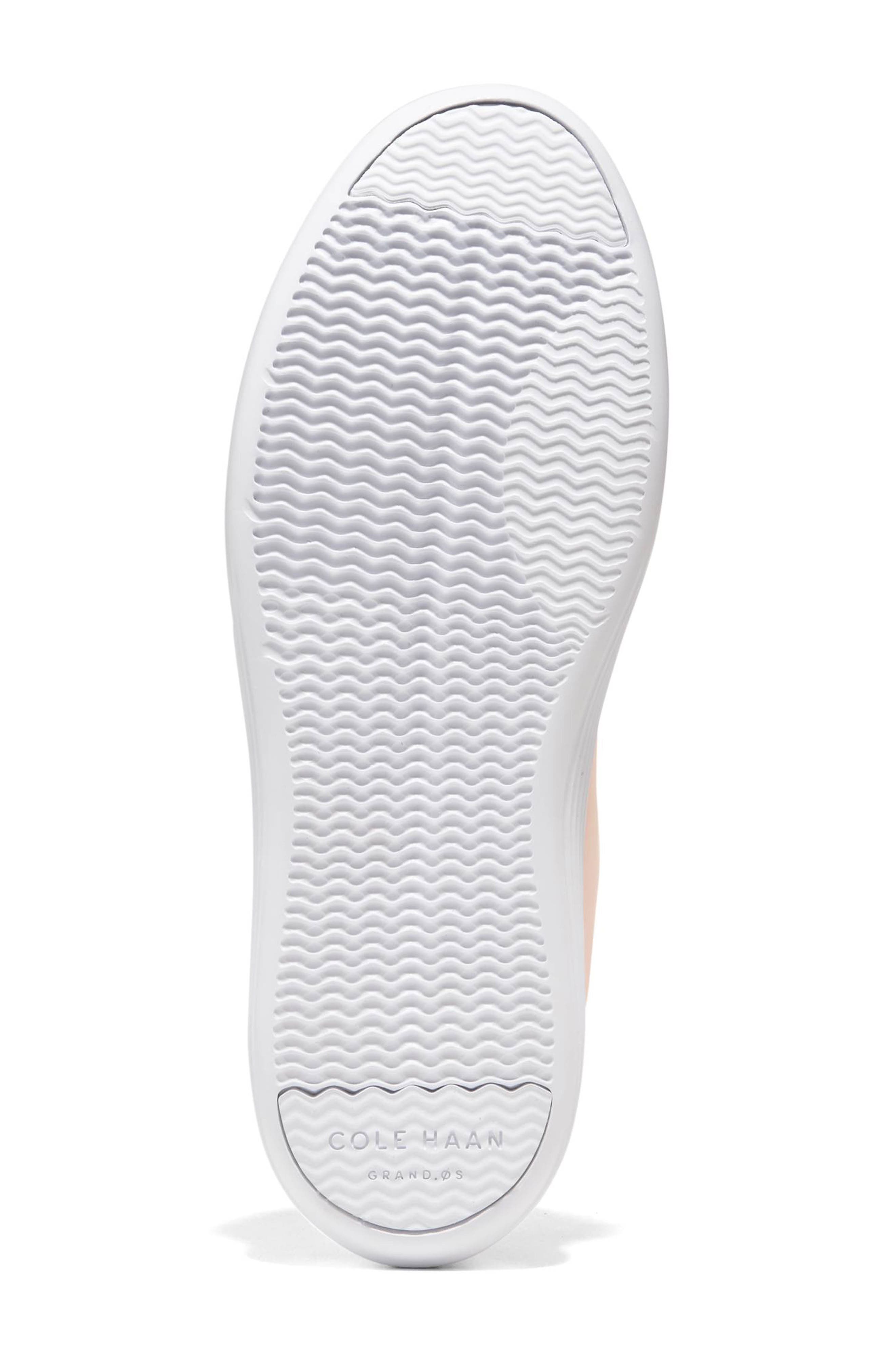 Cole Haan Grand Crosscourt Sneaker, Alternate, color, Cameo Rose/ White