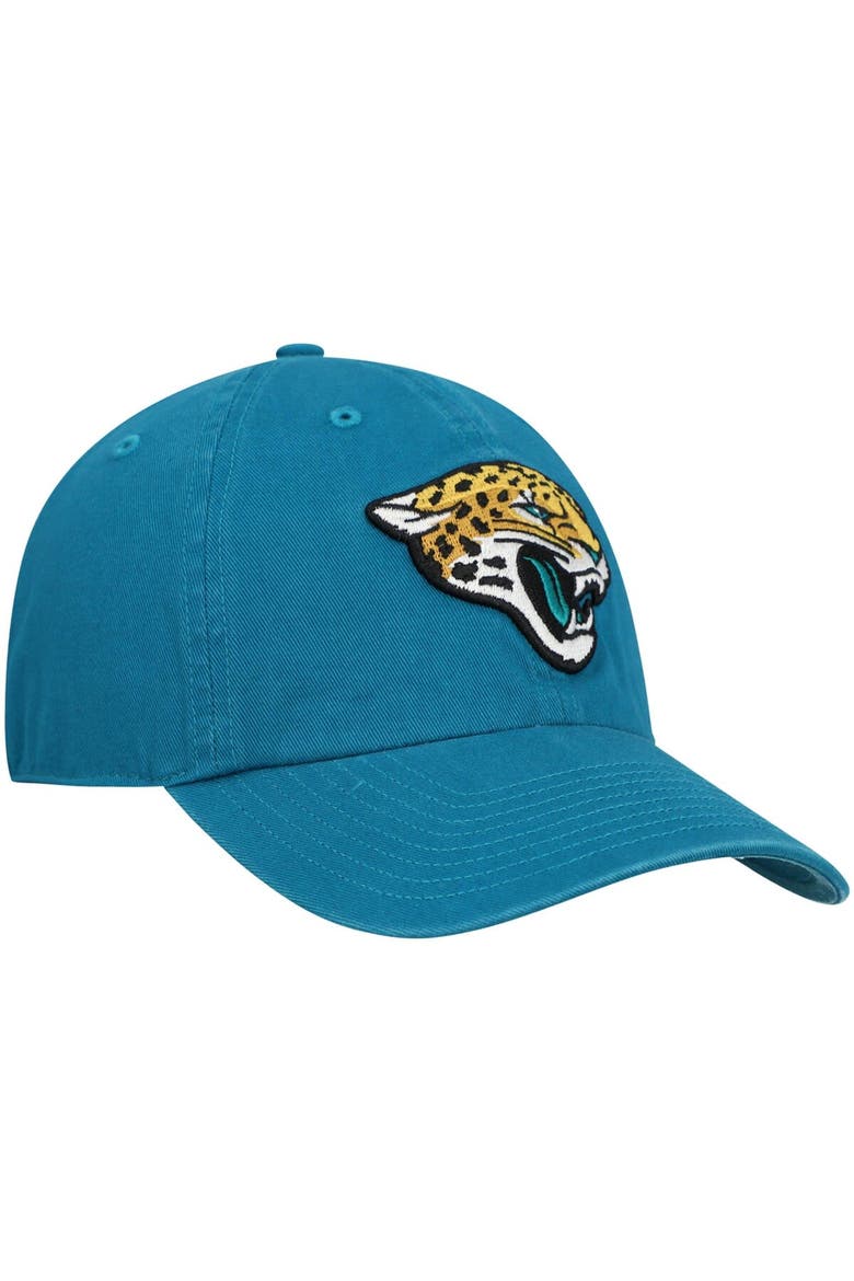 Men's '47 Teal Jacksonville Jaguars Secondary Clean Up Adjustable Hat, Alternate, color, Teal