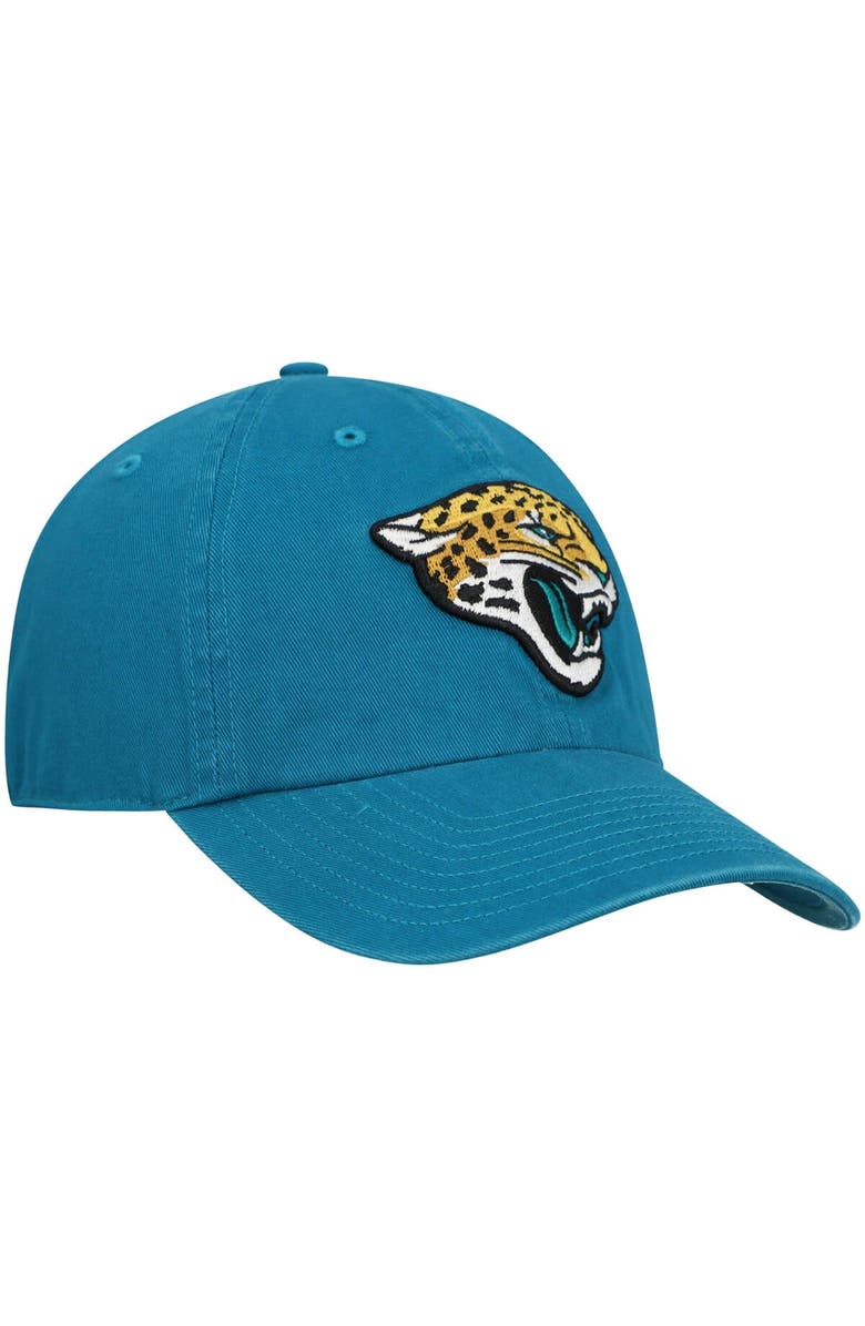 '47 Men's '47 Teal Jacksonville Jaguars Secondary Clean Up Adjustable Hat, Alternate, color, Teal