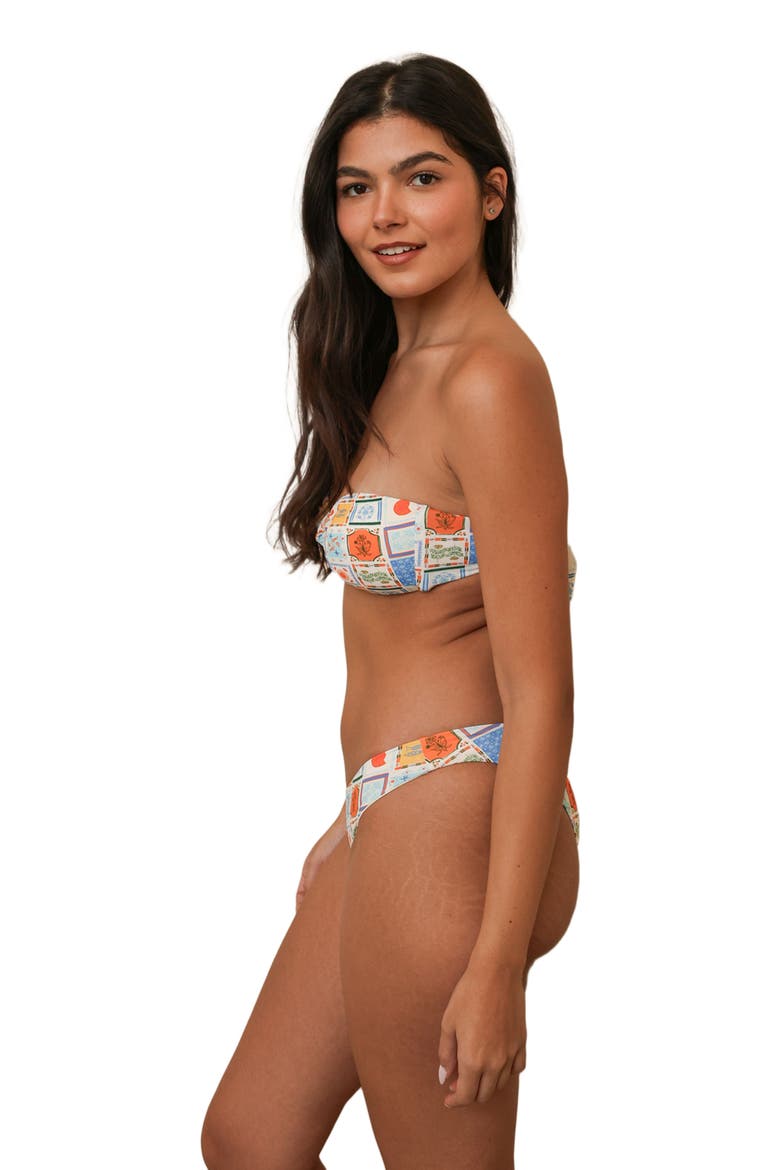 Shay Bandeau Bikini Top, Alternate, color, Solana