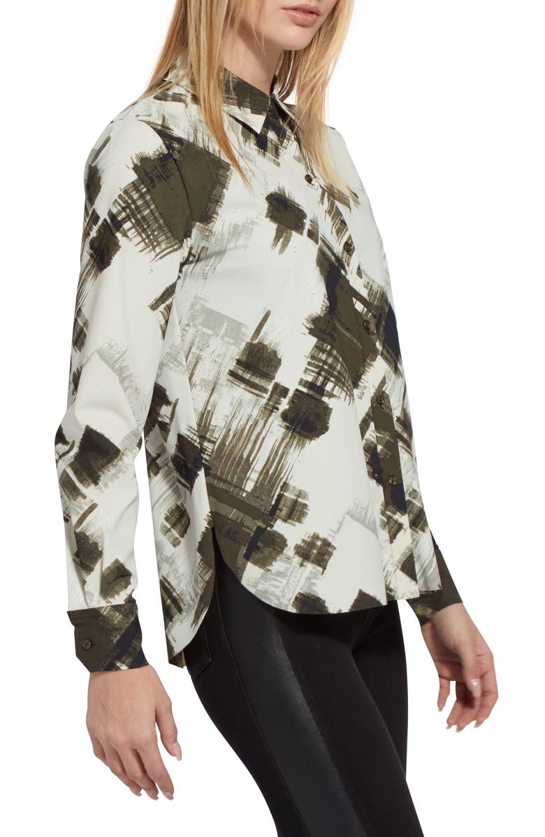 Lysse ́ Connie Print Slim Fit Button-Up Shirt, Alternate, color, 