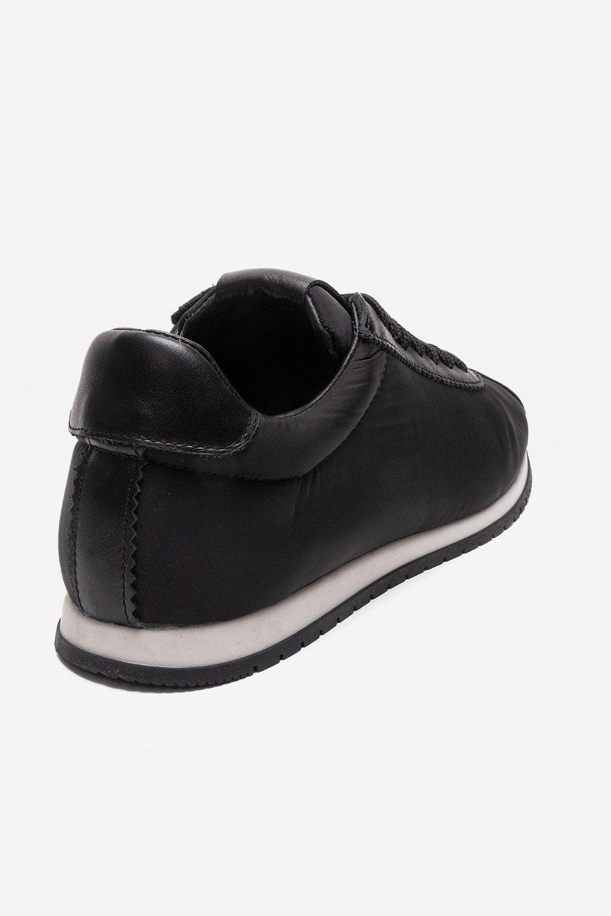 Forever & Always Shoes Unica Leather Sport Sneaker, Alternate, color, Black