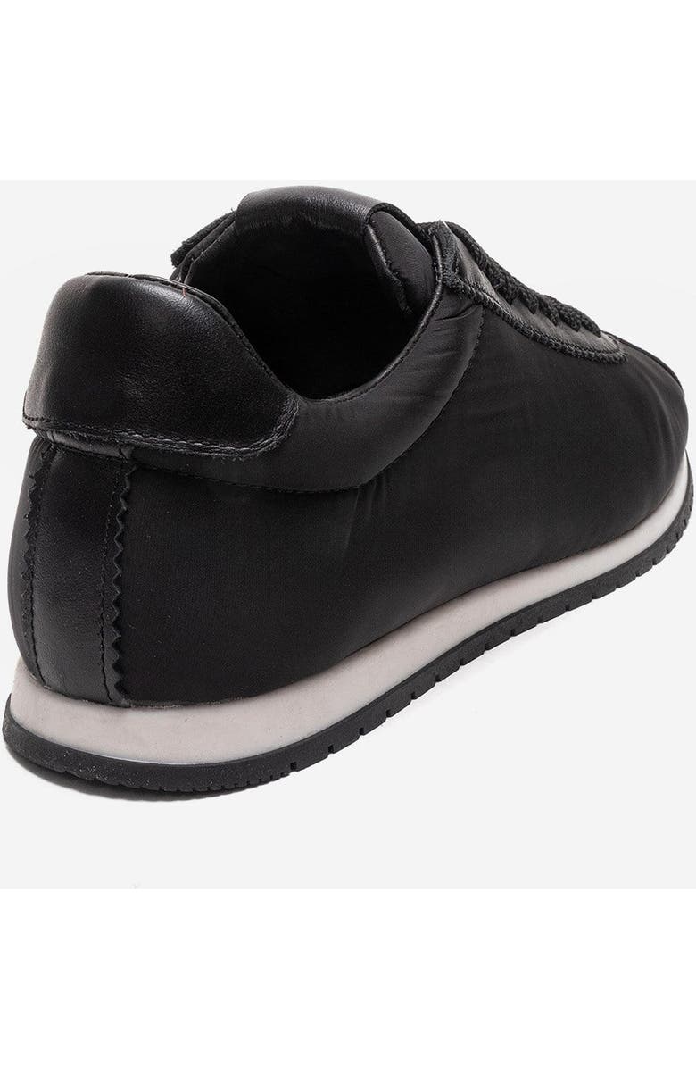 Forever & Always Shoes Unica Leather Sport Sneaker, Alternate, color, Black