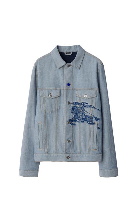 Denim Faded cheapest Denver Lips Jacket