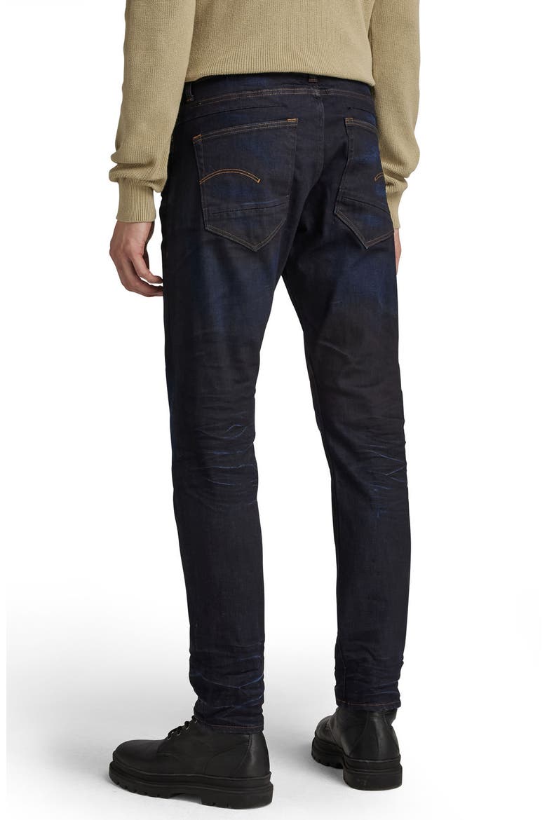 D-Staq Slim Fit Jeans, Alternate, color, DARK AGED