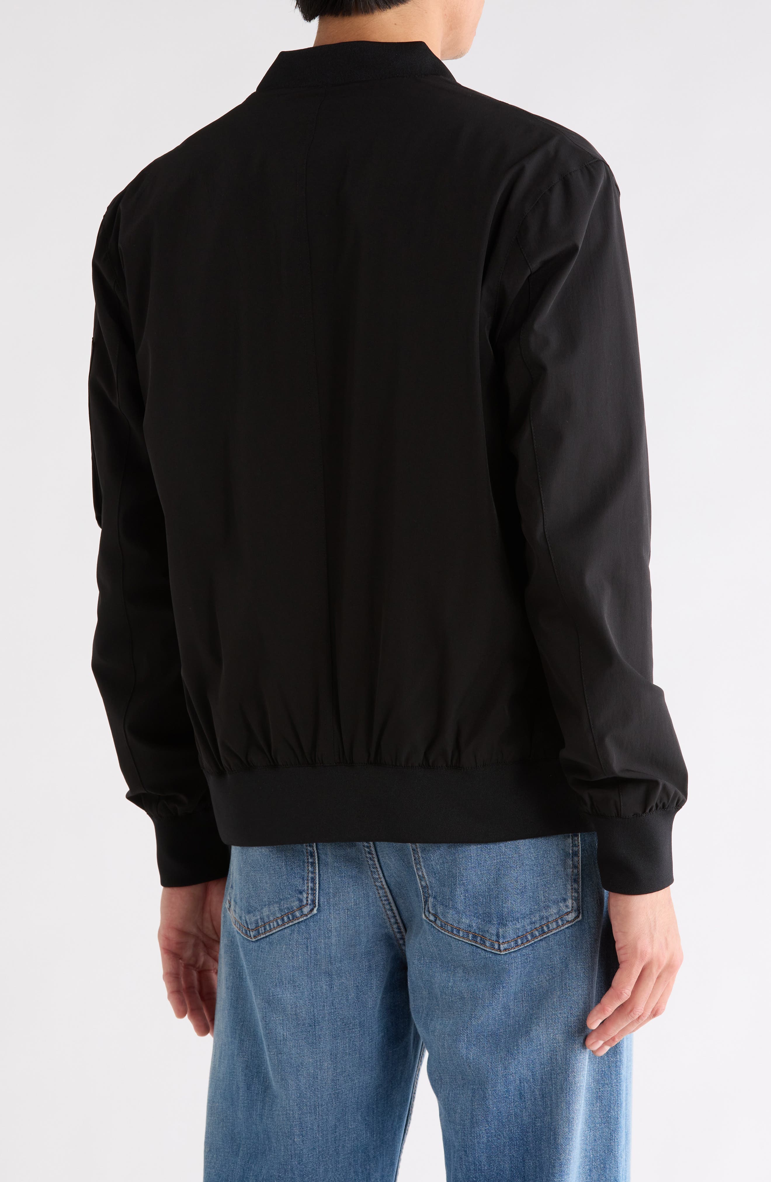 Sleeve Pocket Bomber Jacket - image 2