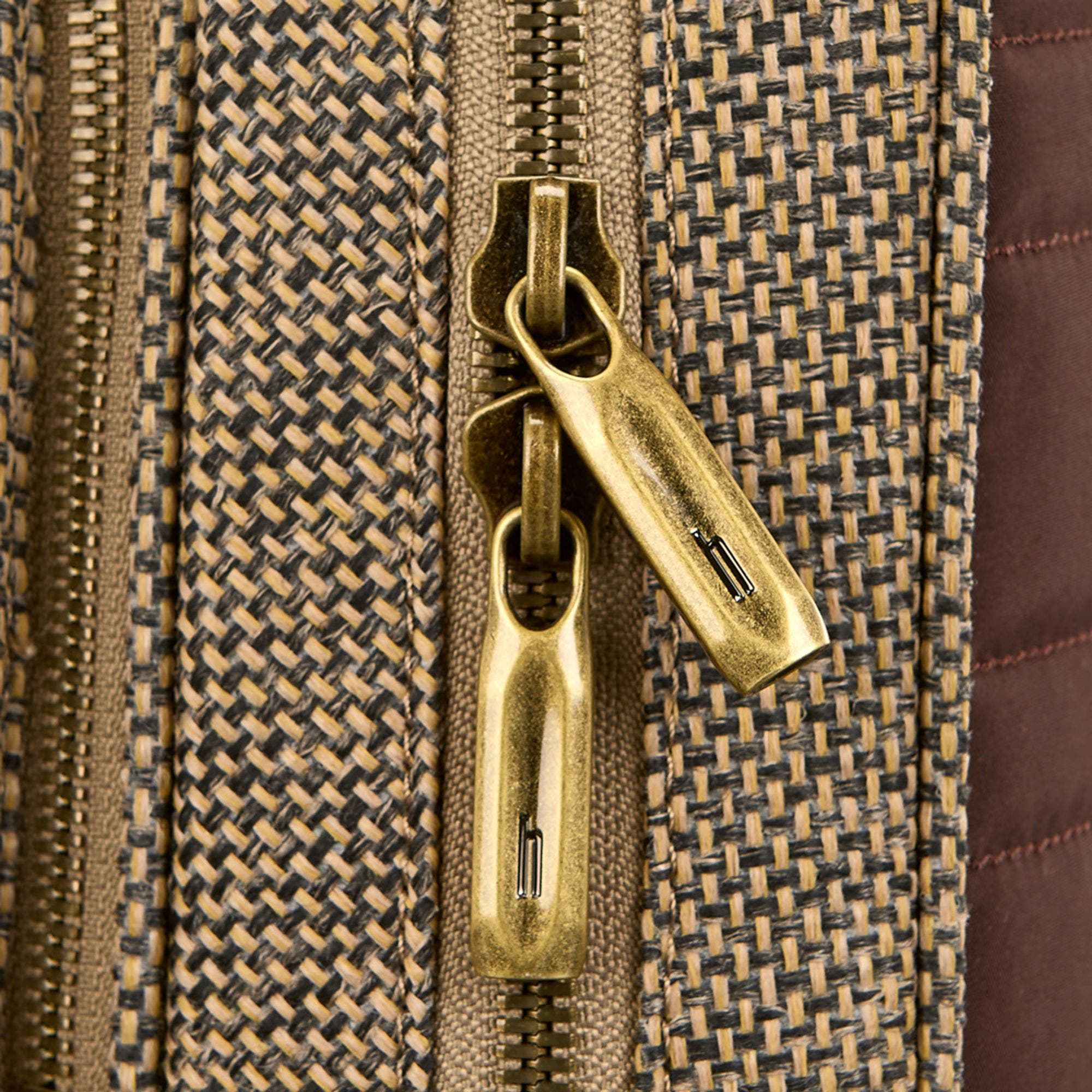 Tweed Sling Bag, Alternate, color, Tweed/Natural Leather