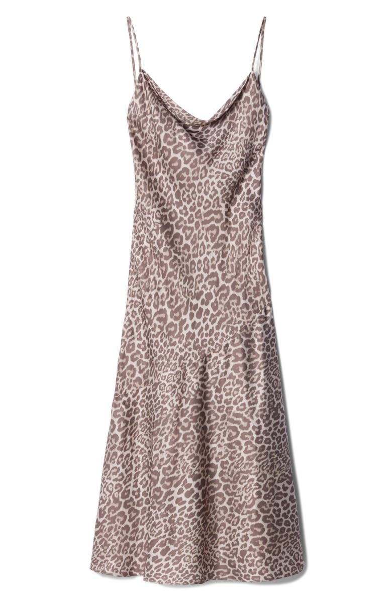 & Other Stories Print Midi Dress, Alternate, color, Beige Dusty Light
