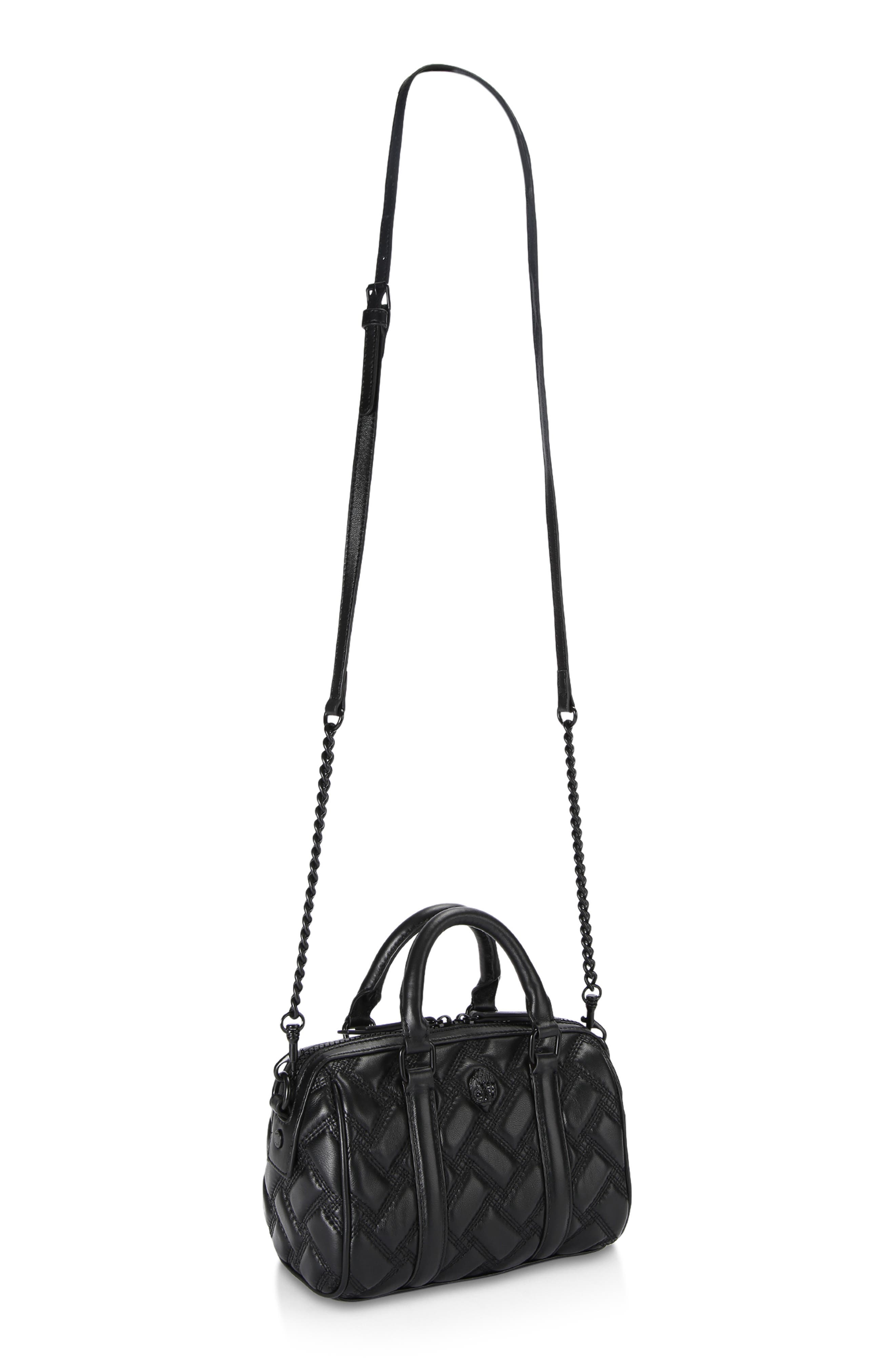 Kurt Geiger London Kensington Boston Drench Quilted Leather Crossbody Bag, Alternate, color, 