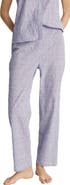MANGO Stripe Stretch Cotton Pajama Pants