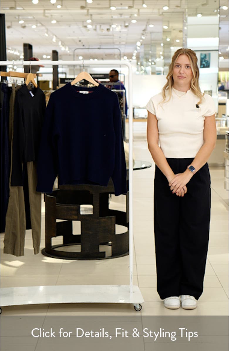 Nottinghill Merino Wool Blend Sweater, sales video thumbnail