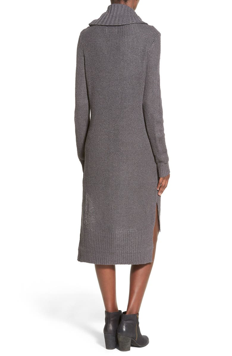 All in Favor Cowl Neck Sweater Dress, Alternate, color, 